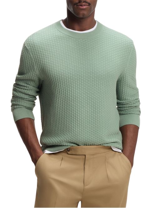 Maglione in cotone strutturato Hugo Boss | 50545283373